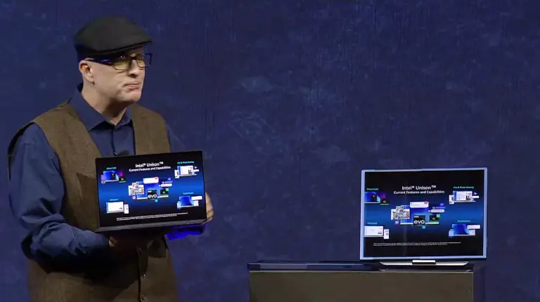 Intel nos anuncia locuras: tarjeta gráfica Arc, sincronización de iPhone con PC, tablet enrollable...