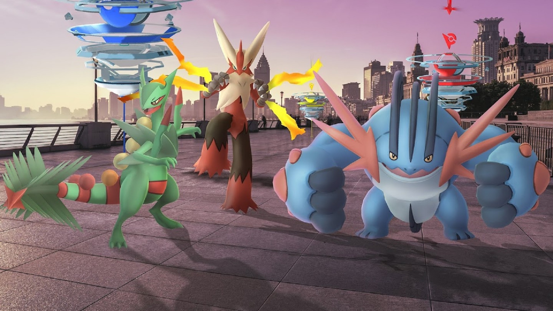 Iniciales de Mega Hoenn en Pokémon GO