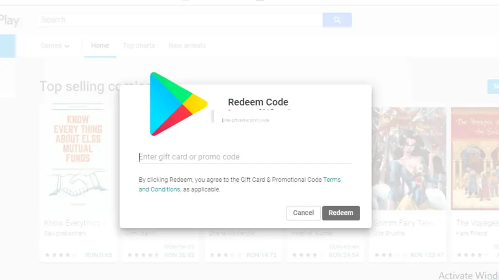 Sorteo gratuito de códigos de canje de Google Play