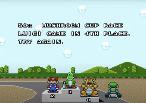 Cuando Nintendo se pone cruel: ¡nunca termines cuarto en Mario Kart!