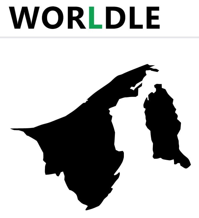 Daily Worldle 450 Country - 16 de abril de 2023