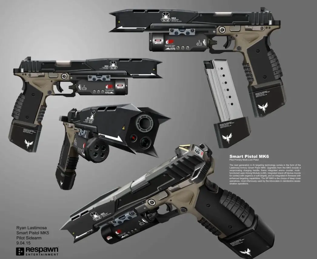 Pistola inteligente Titanfall 2