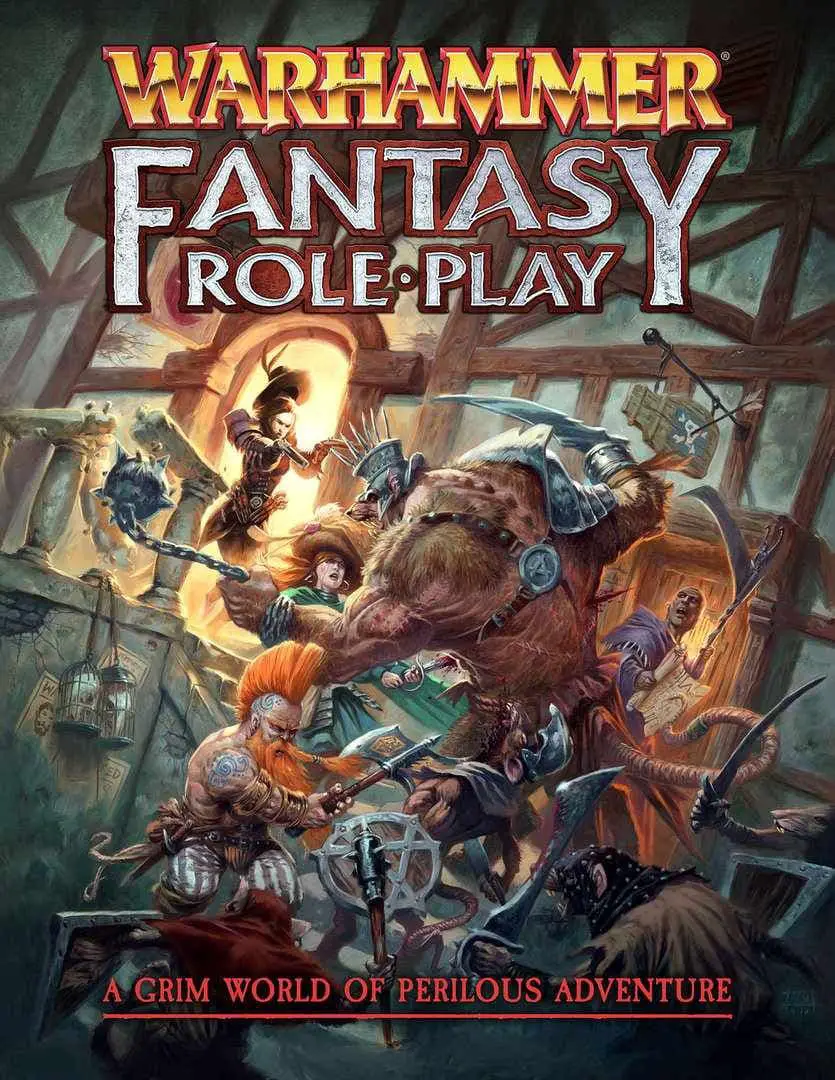 La portada de Warhammer Fantasy Roleplay.