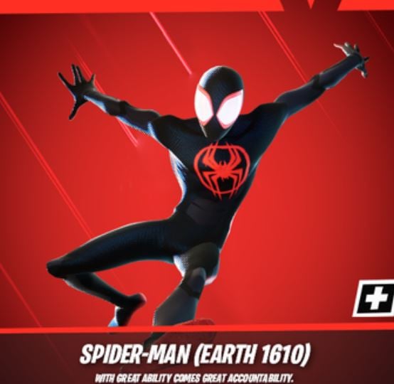 Miles Morales Spider-Man Tierra 1610 Skin