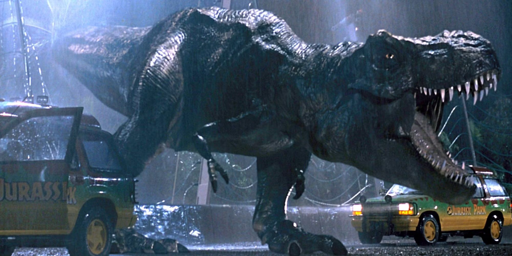 El ataque del T. Rex en 'Jurassic Park'
