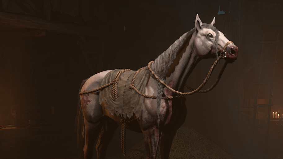Un caballo en Diablo 4.