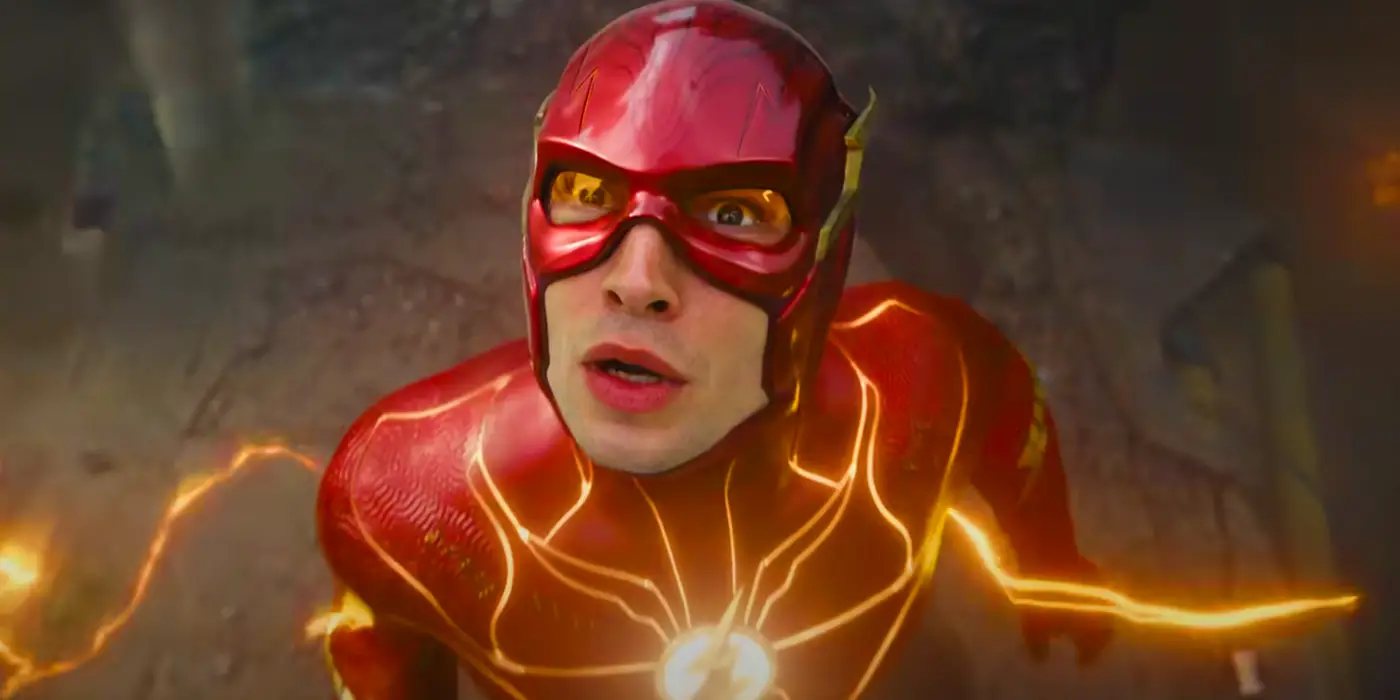 Ezra Miller como Barry Allen en Flash 2023