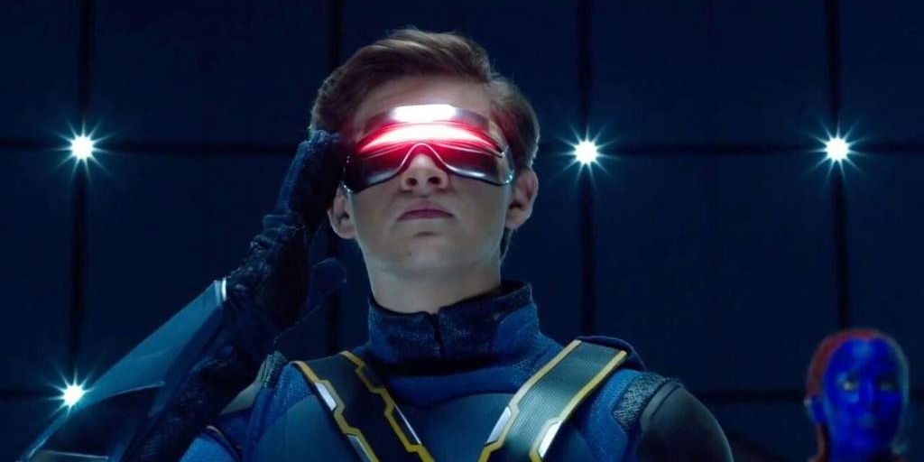 Tye Sheridan interpretando a Cyclops/Scott Summers en la película X-Men: Apocalipsis de 2016