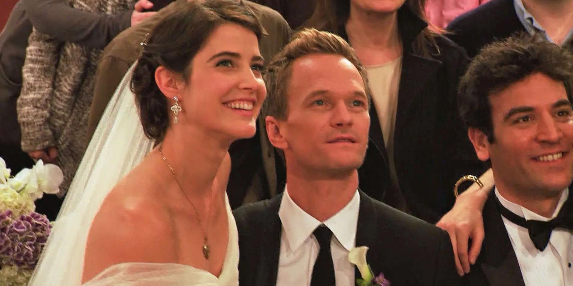 Barney (Neil Patrick Harris) y Robin (Cobie Smulders) de Cómo conocí a vuestra madre en su boda