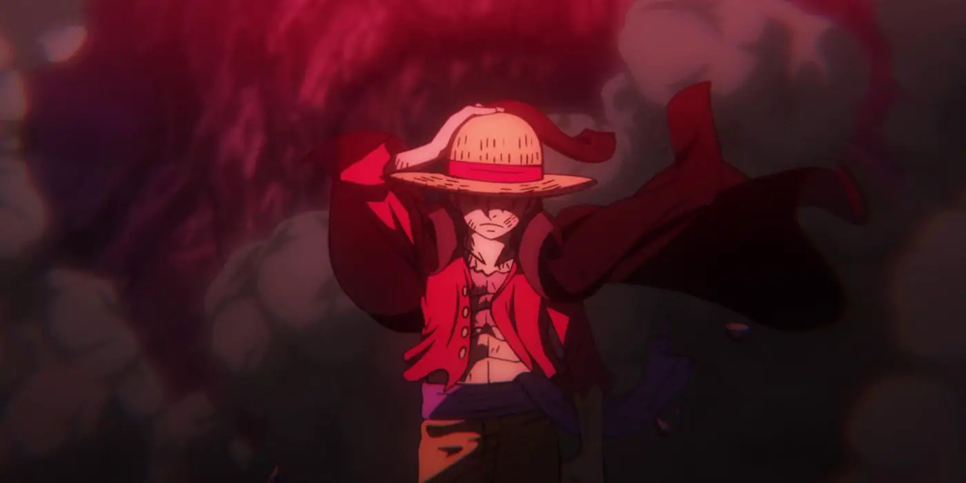 Luffy como se ve en One Piece, Episodio 1015