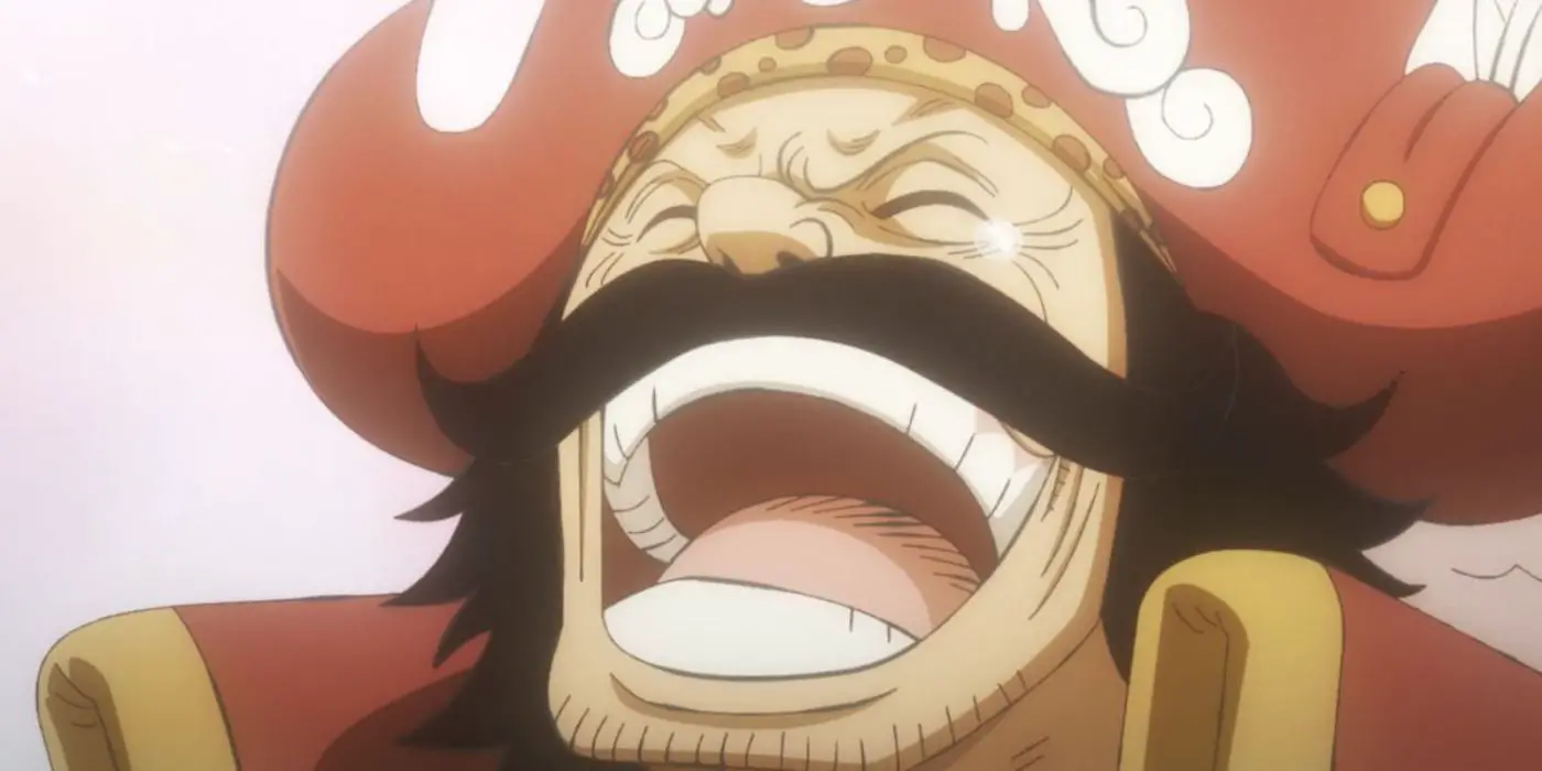 Roger como se ve en One Piece, Episodio 968