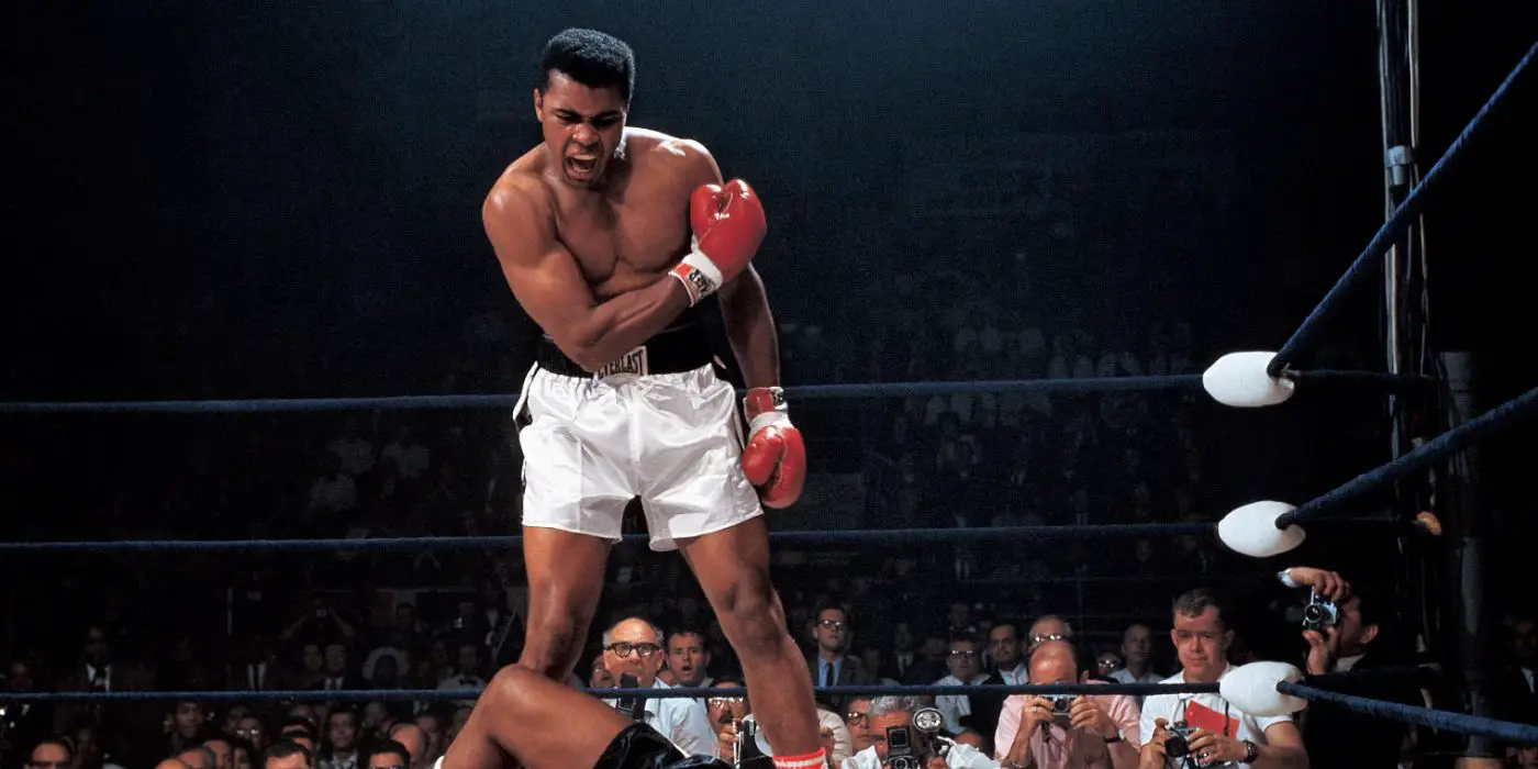 Fotograma de Muhammad Ali en una pelea, incluida en el documental 'What's My Name - Muhammad Ali'