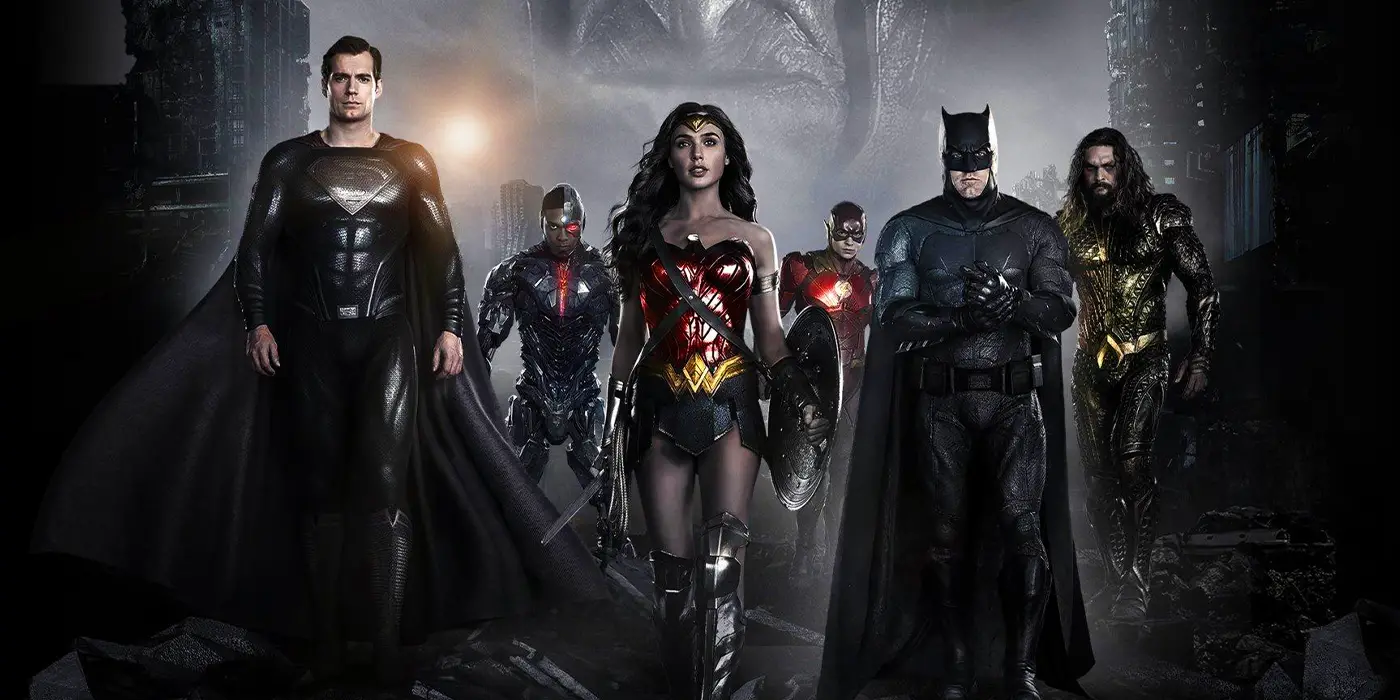 La Liga de la Justicia de Zack Snyder presenta a Henry Cavill, Ray Fisher, Gal Gadot, Ezra Miller, Ben Affleck y Jason Momoa