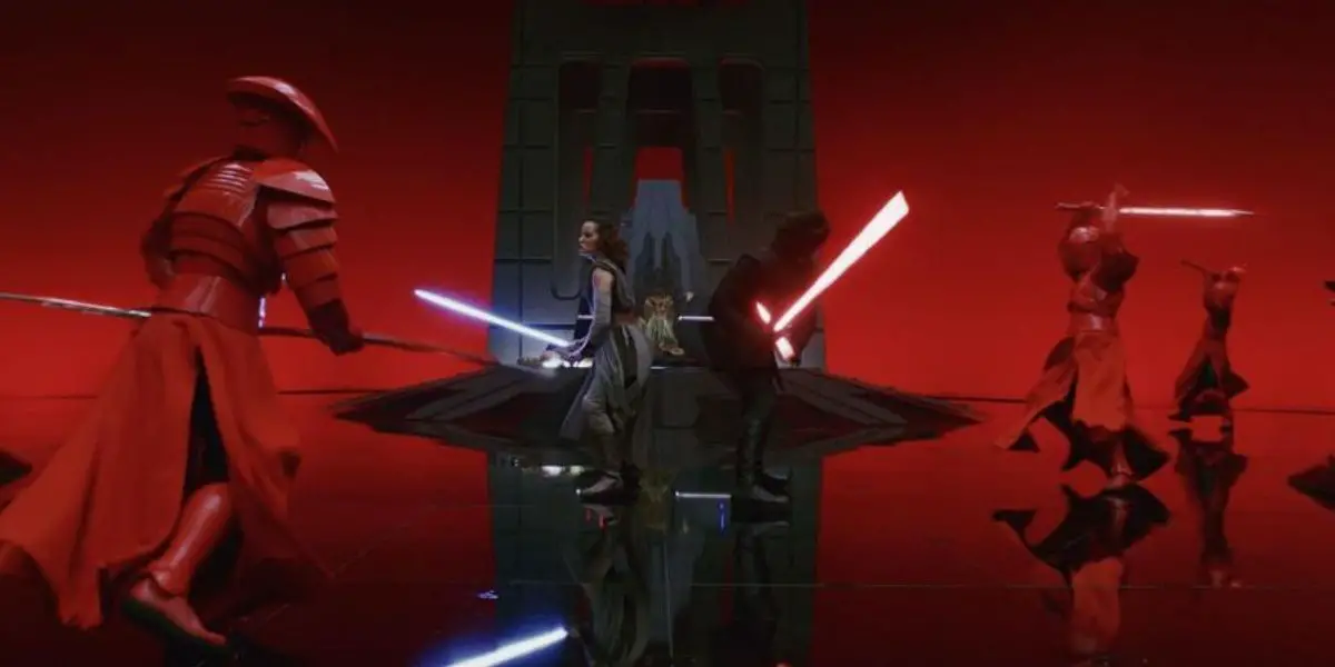 La última pelea en la sala del trono Jedi