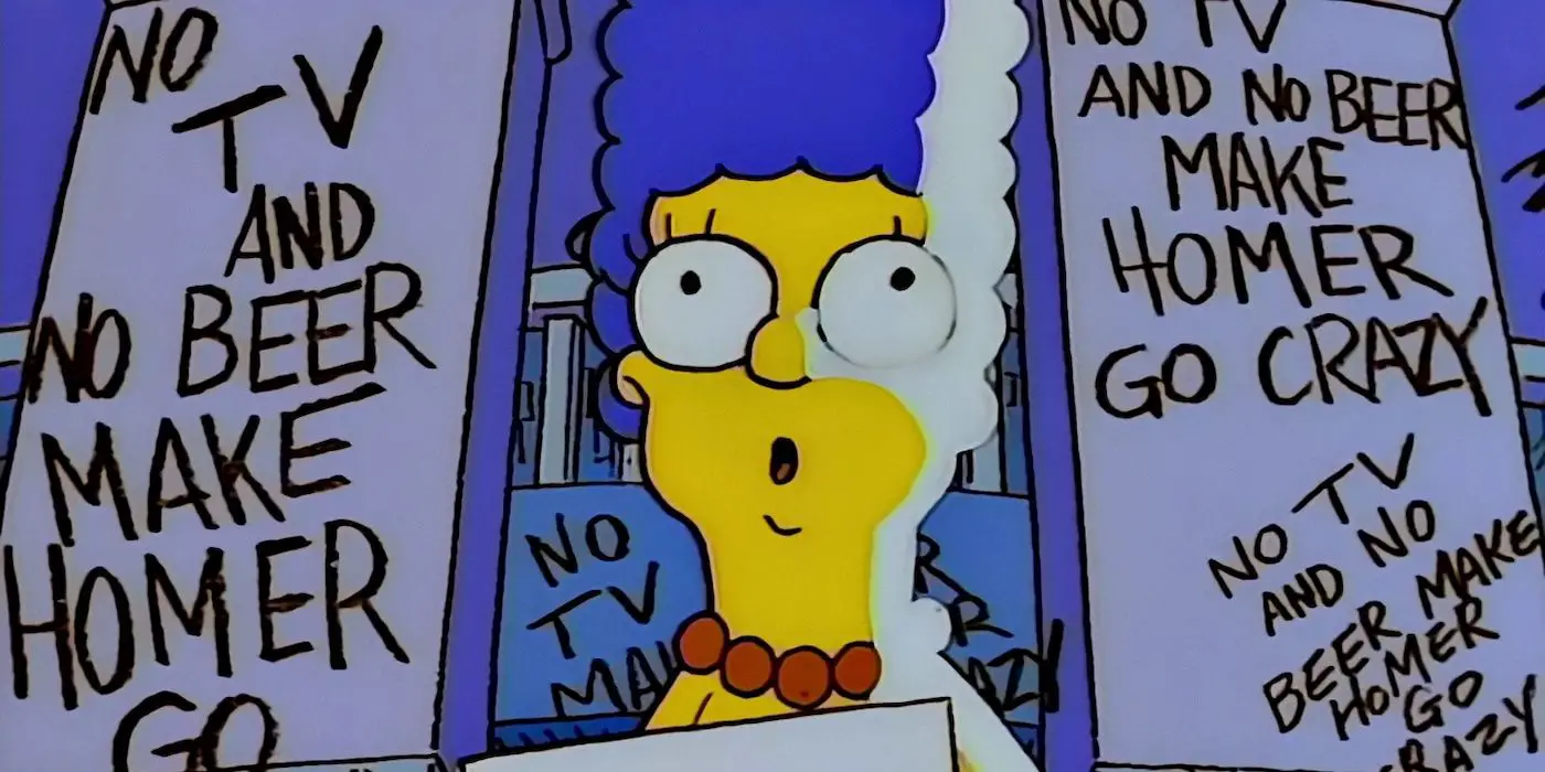 Marge en La brillante casa del árbol del terror V 
