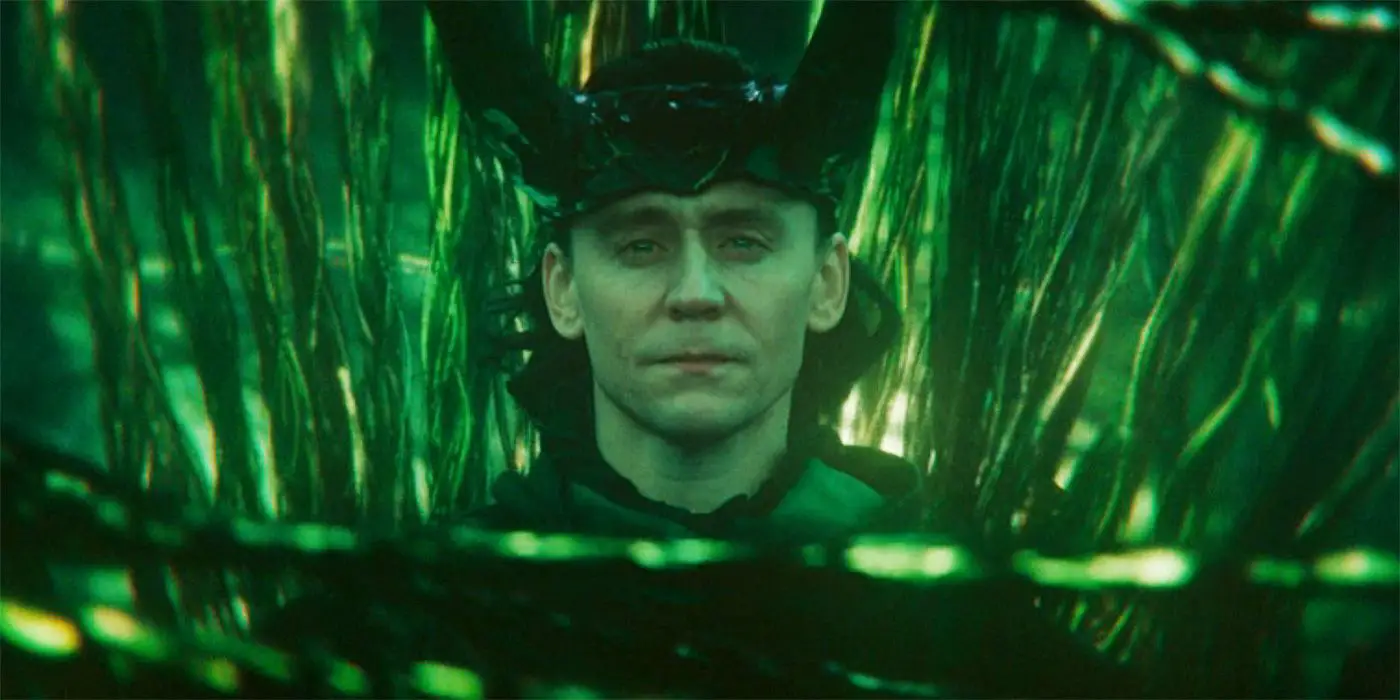 Tom Hiddleston como Loki en el final de la temporada 2