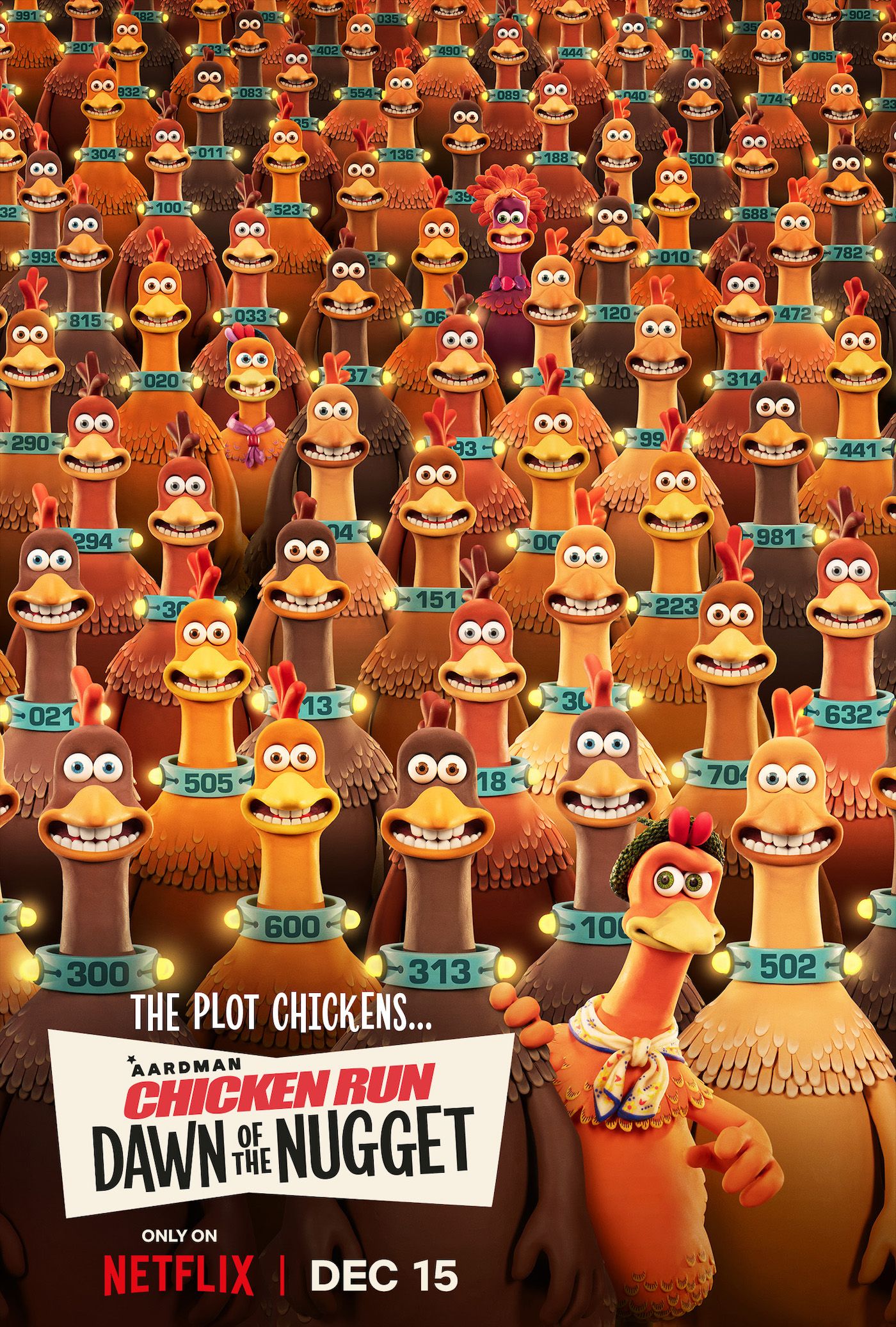 Chicken Run El amanecer de los Nugget nuevo póster