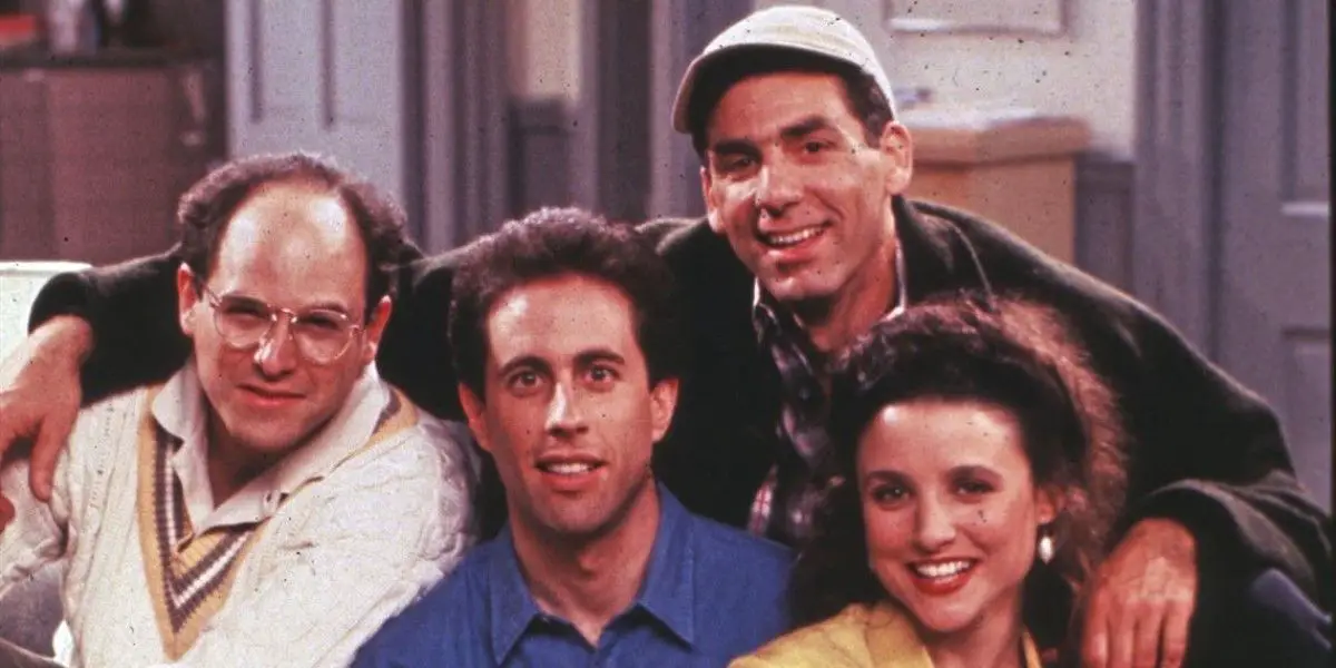 Foto promocional del elenco de la temporada 1 de 'Seinfeld'