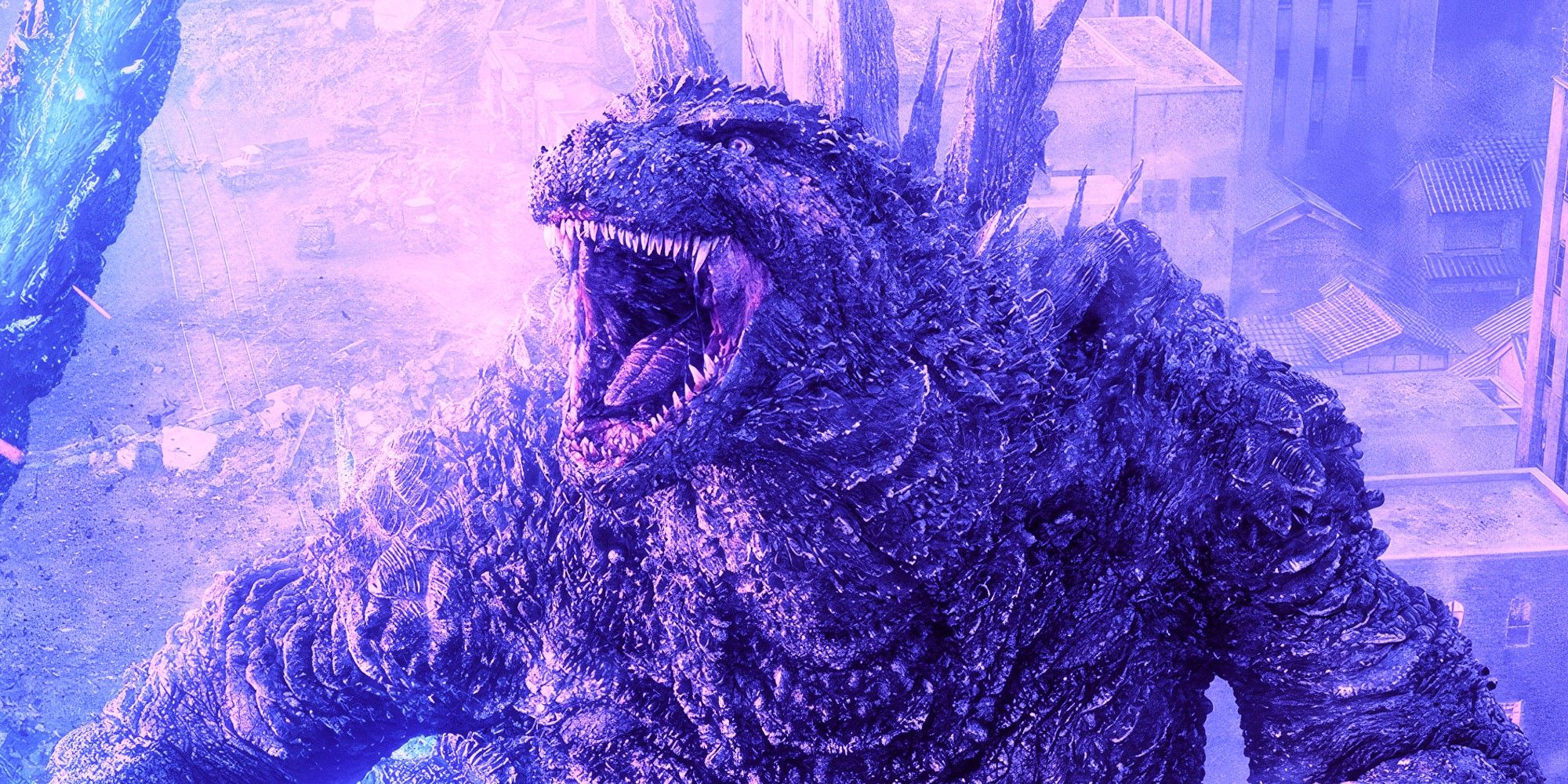 Godzilla gritando en Godzilla Minus One