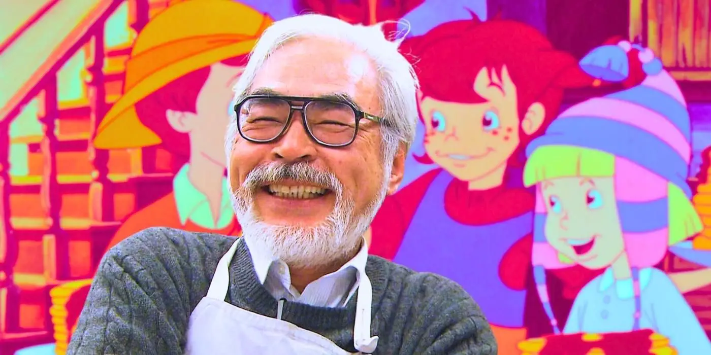 Hayao Miyazaki y Pippi Calzaslargas
