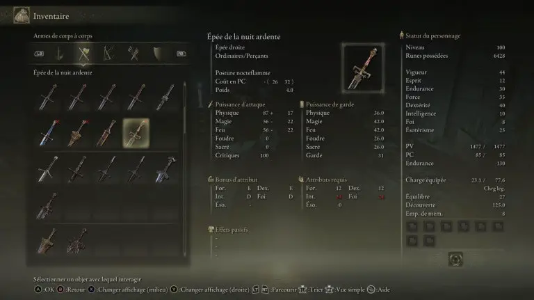 Espada de la Noche Ardiente Elden Ring: ¿Cómo obtener esta arma? 