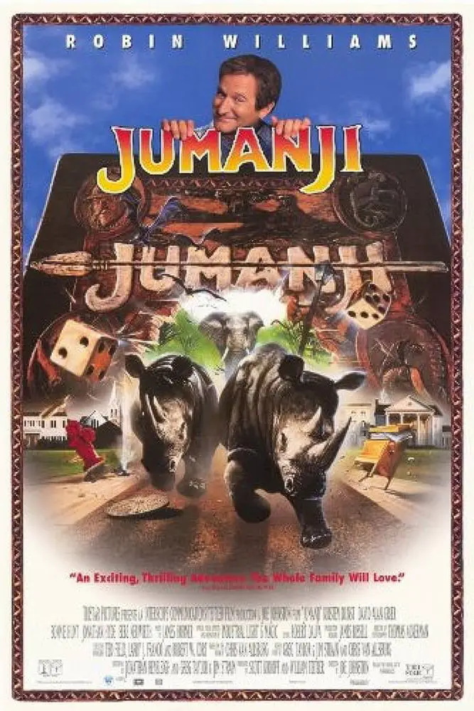 Cartel de la película Jumanji 1995