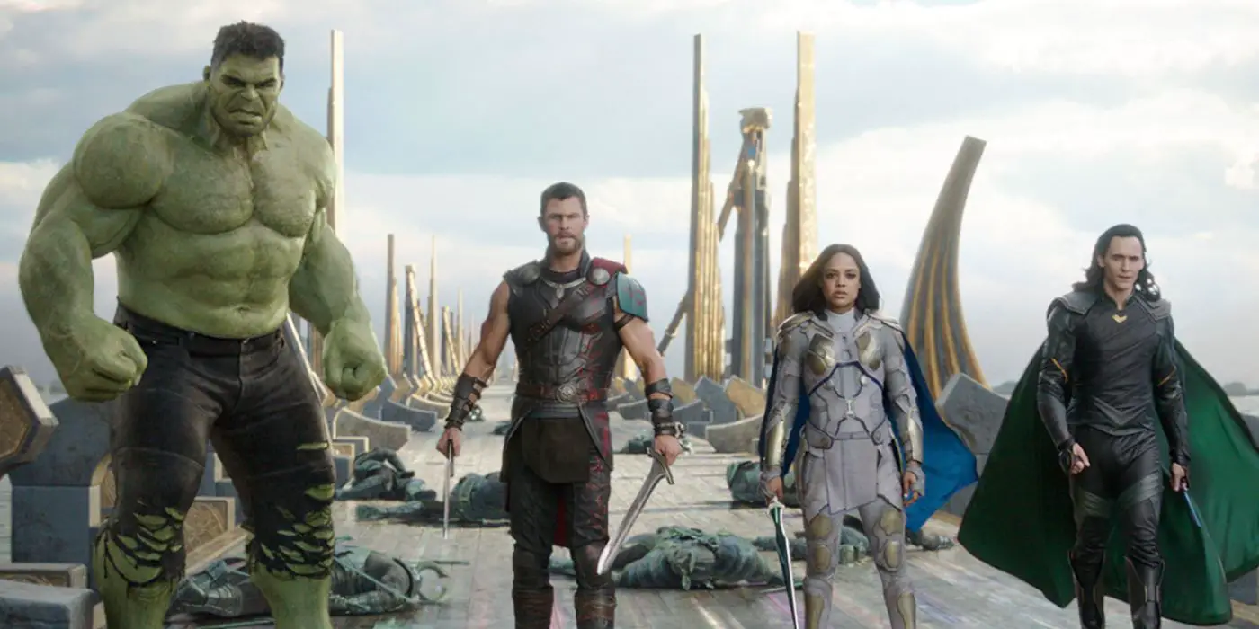 Hulk, Thor, Valkyrie y Loki se preparan para luchar contra Hela en Thor: Ragnarok