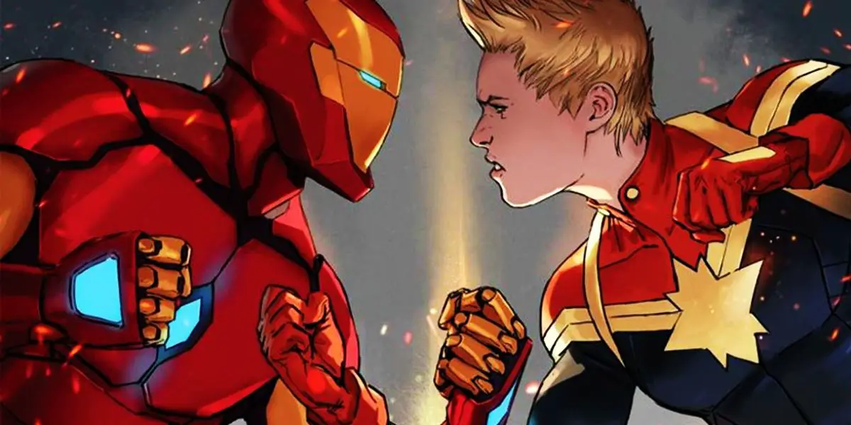 Iron Man y Captain Marvel se enfrentan en Civil War 2 de Marvel Comics
