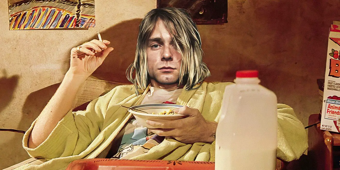 Kurt Cobain si estuviera en Pulp Fiction