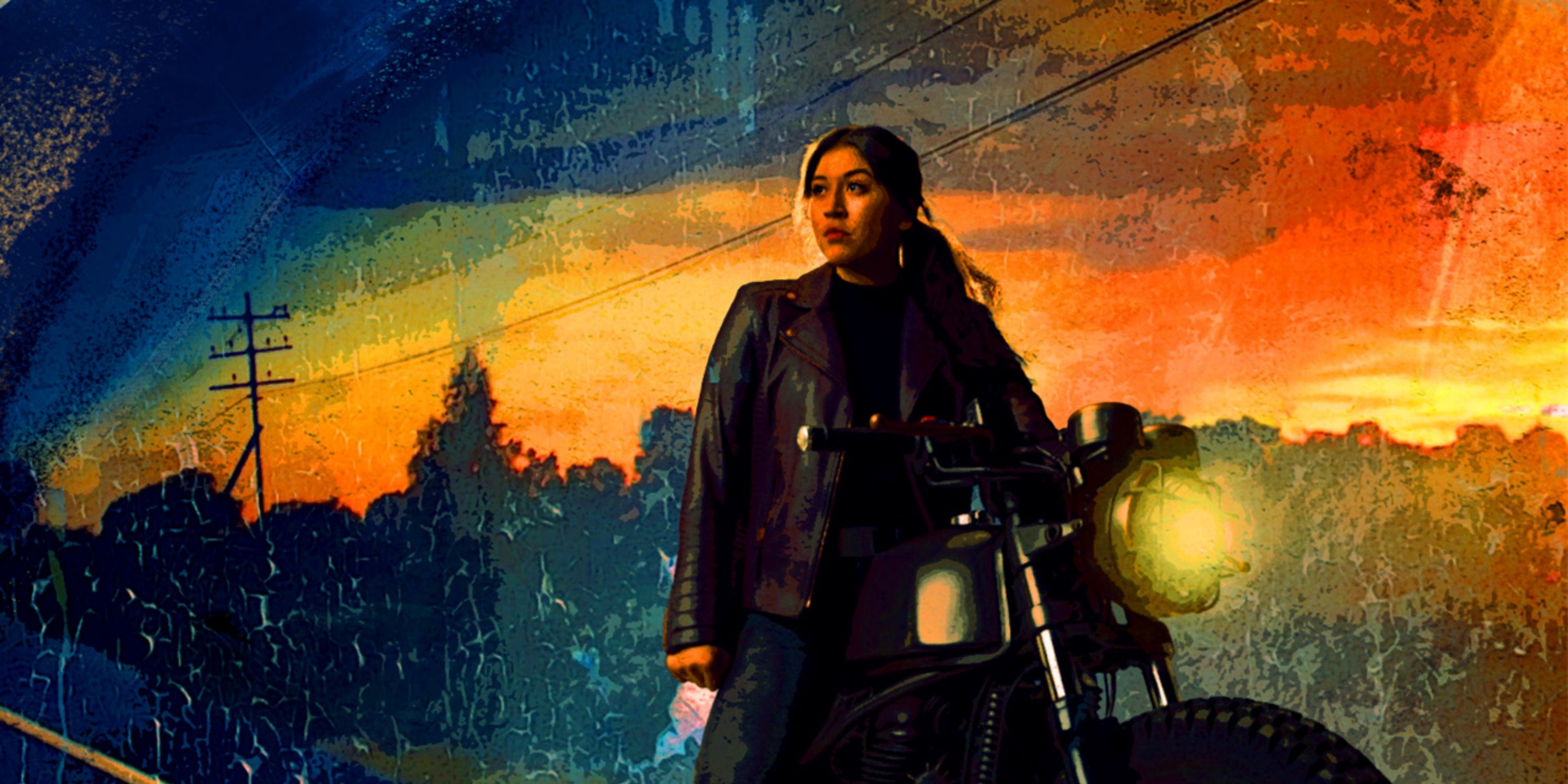 Arte del cartel con Alqua Cox como Maya López para la serie Echo de Marvel Studios