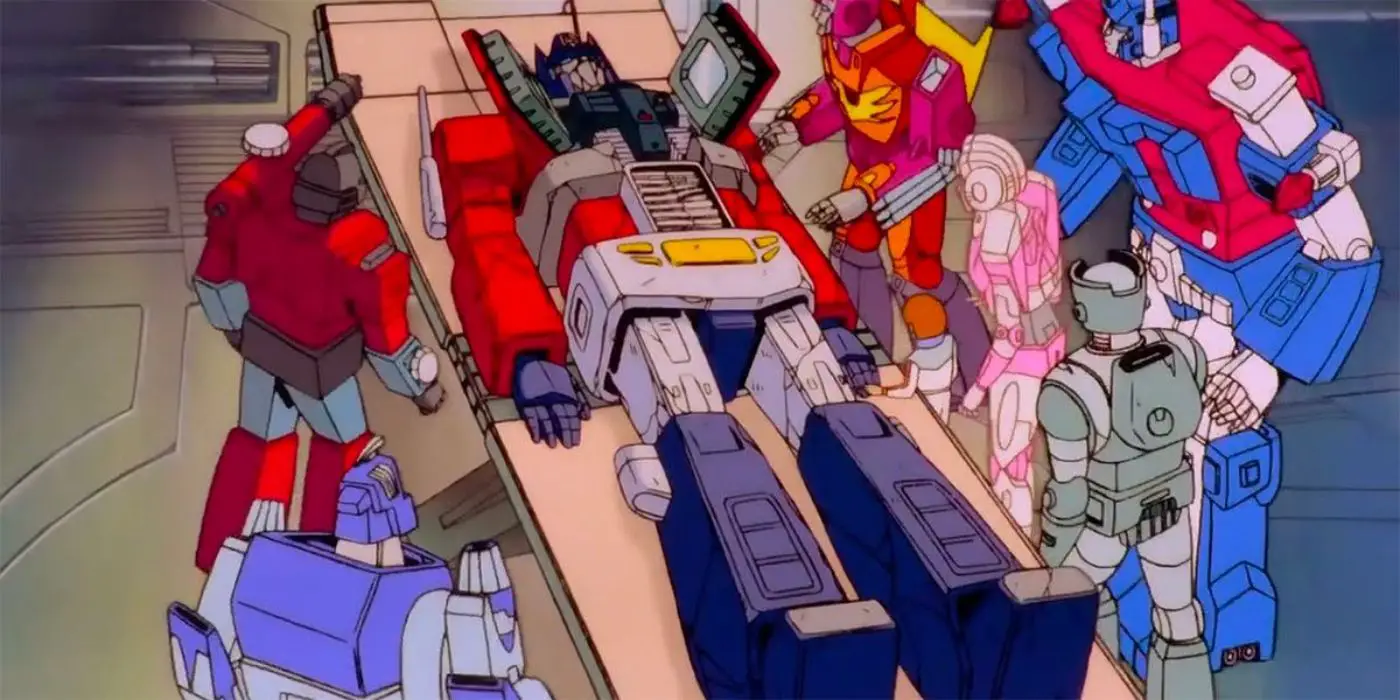 La muerte de Optimus Prime en Transformers de 1986