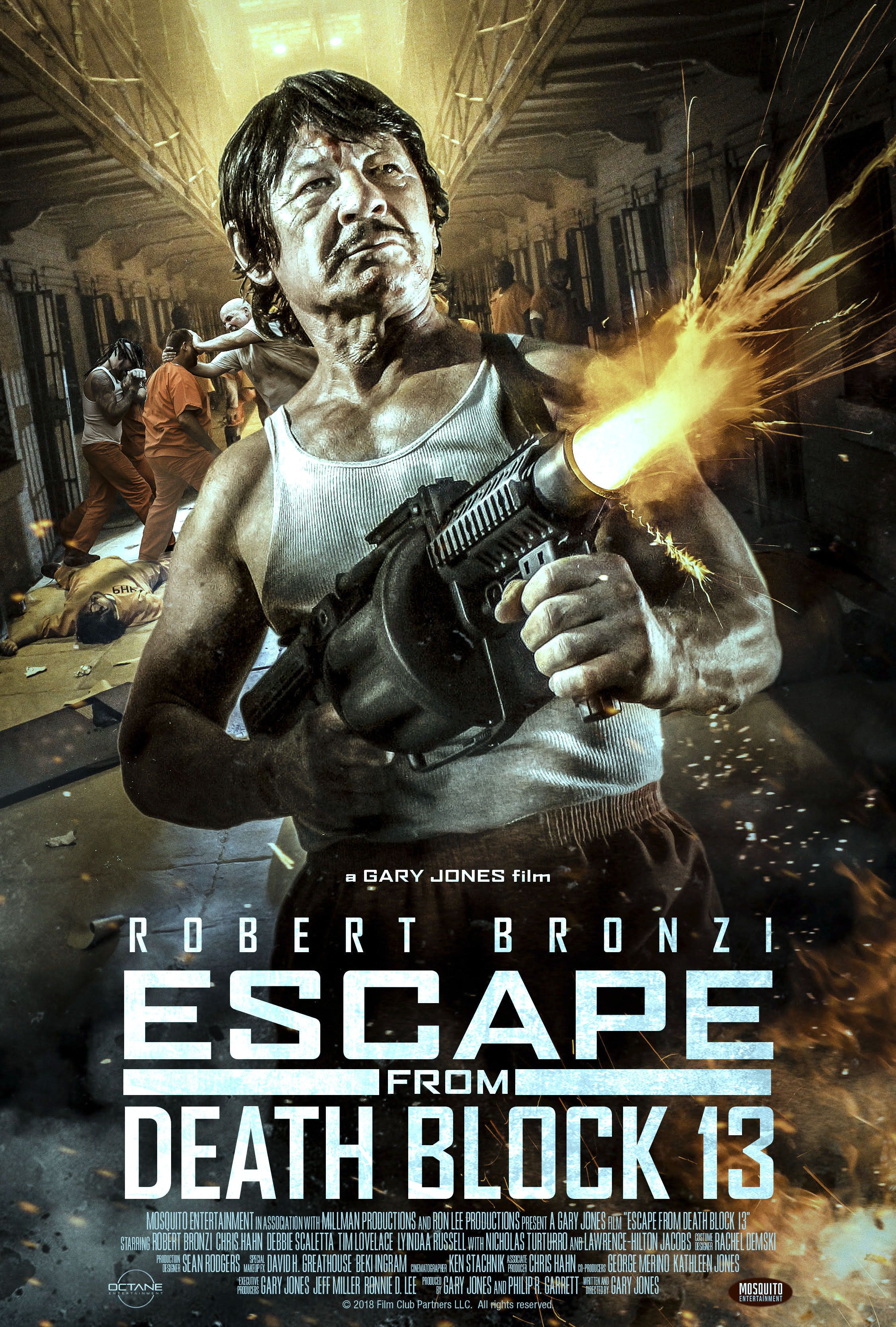 Póster oficial de la película Escape from Death Block 13