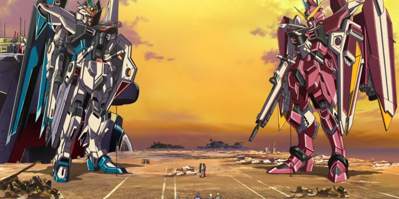 Captura de pantalla de Gundam Seed.