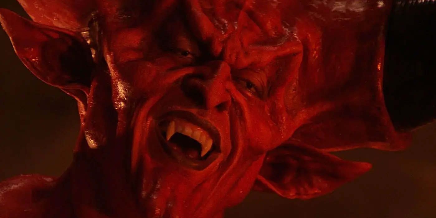 Tim Curry como el diablo Darkness en 'Legend'