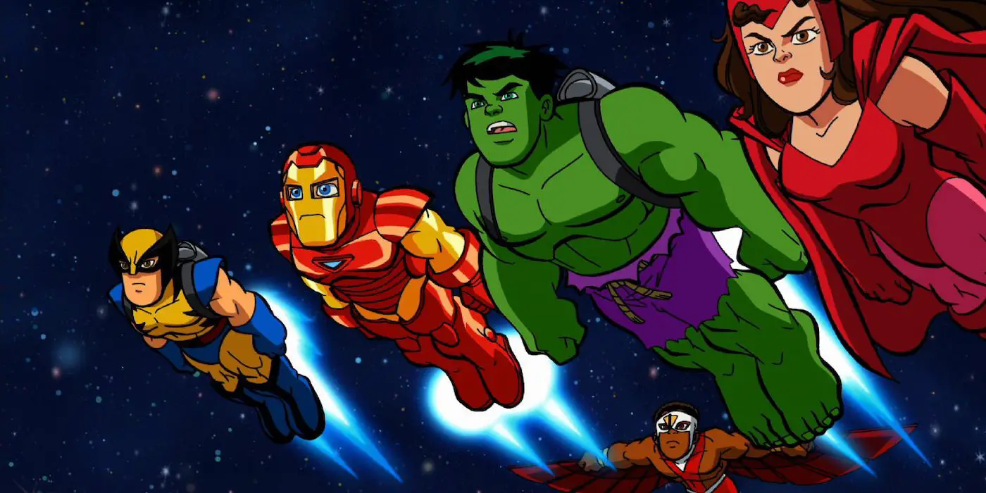 escuadrón-de-superhéroes-show-wolverine-iron-man-hulk-bruja-escarlata