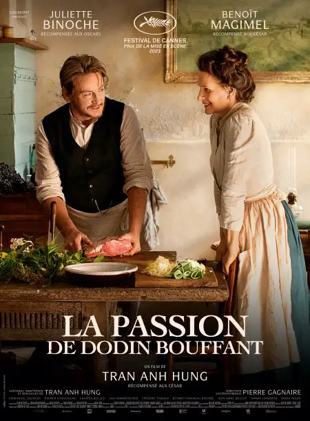Cartel francés de la película El sabor de las cosas