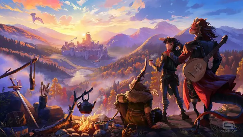 Disney Dreamlight Valley desarrollador Gameloft juego de dragones y mazmorras DND sim supervivencia acción RPG