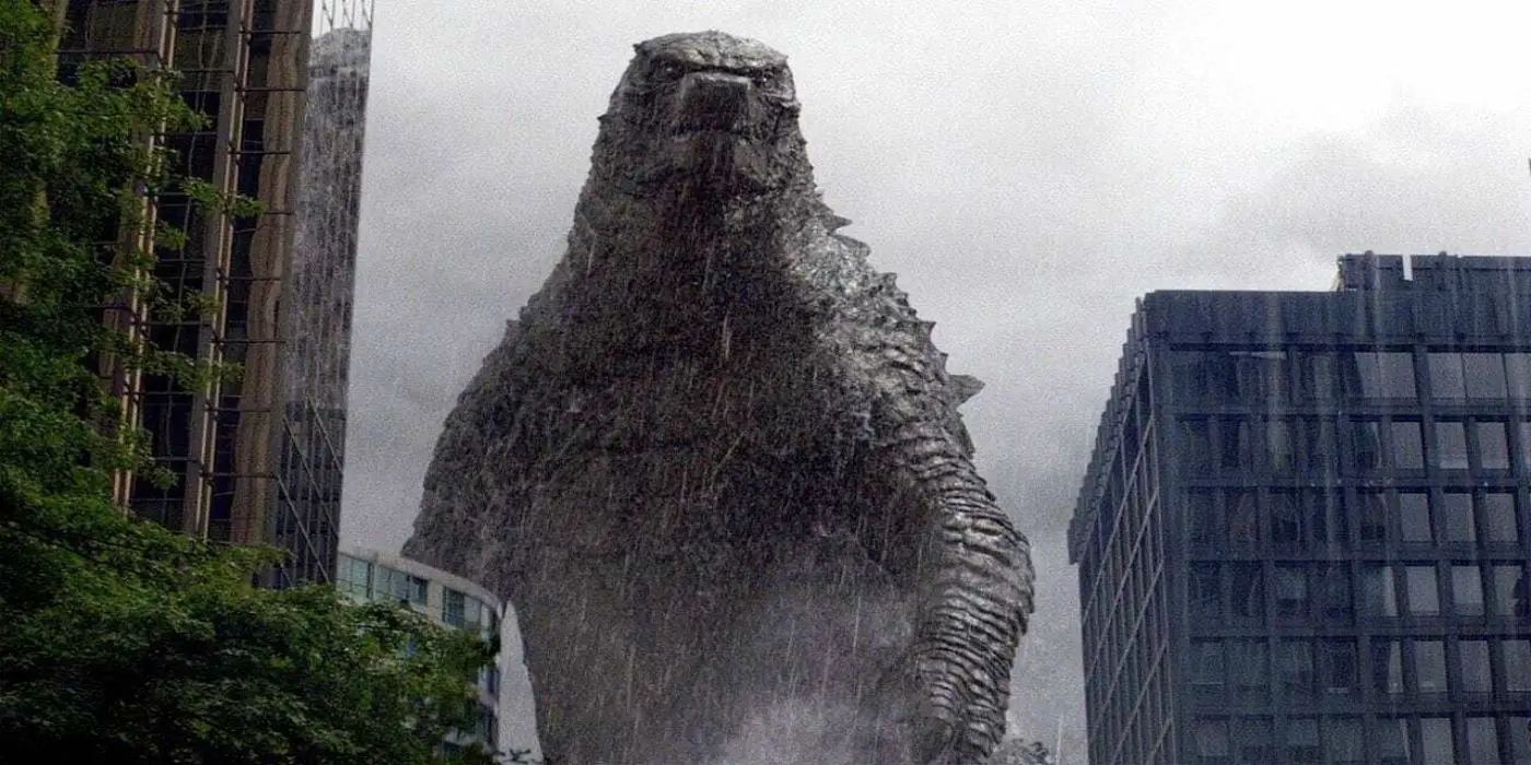 Godzilla parece amenazante en Gareth Edwards 2014 Godzilla