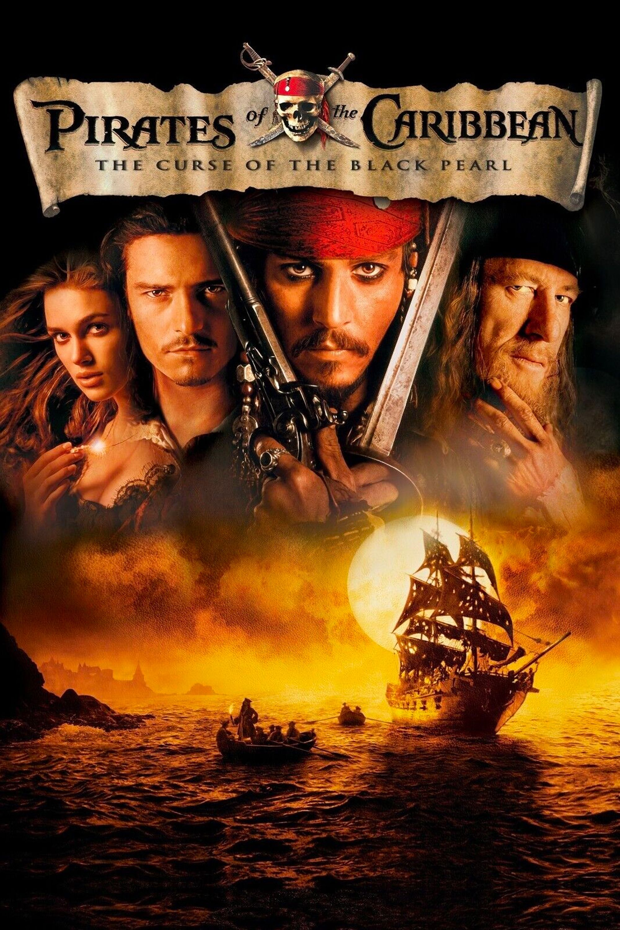 Piratas del Caribe La maldición de la Perla Negra Póster