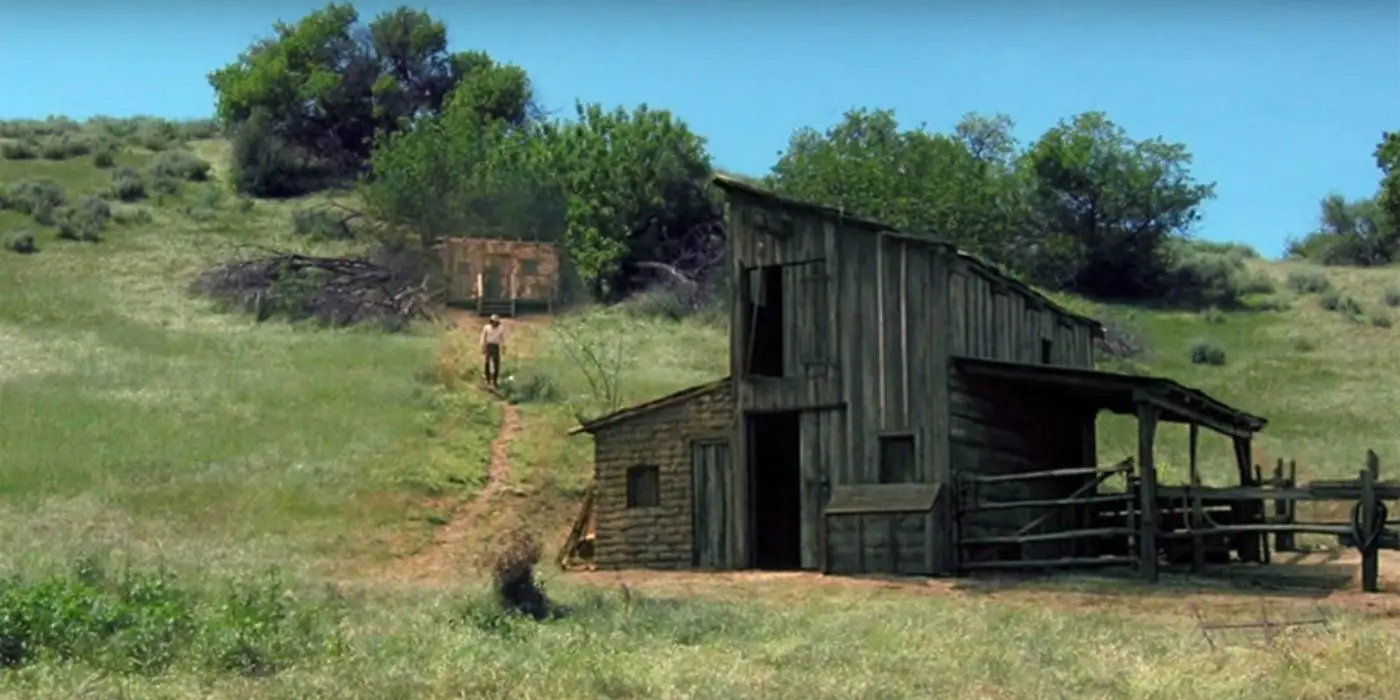 Una captura de pantalla de parte del set de 'La casa de la pradera'. 