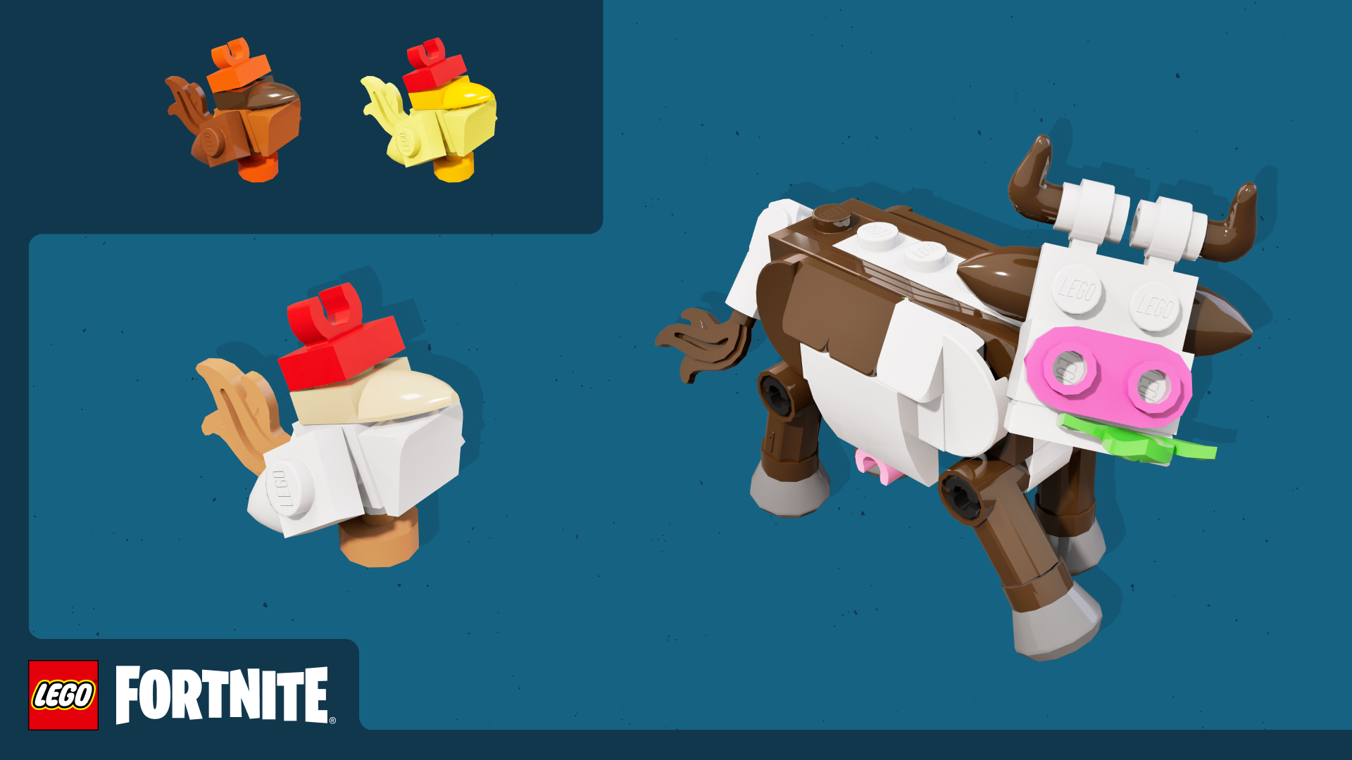 Variantes de animales LEGO Fortnite
