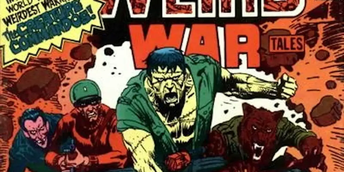 Portada de Weird War Tales 93 DC Comics con los Creature Commandos