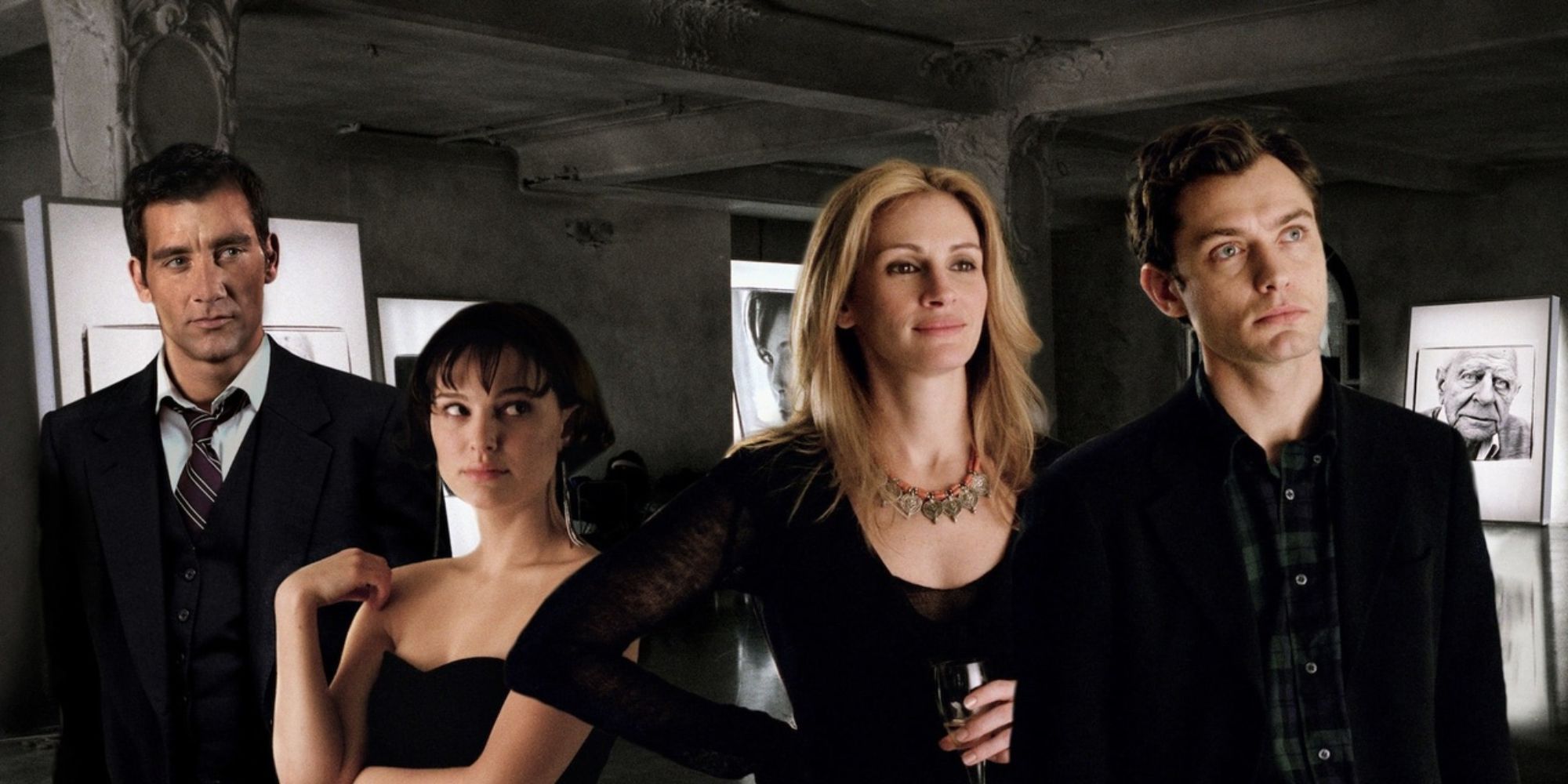 Clive Owen, Natalie Portman, Julia Roberts y Jude Law juntos en Closer