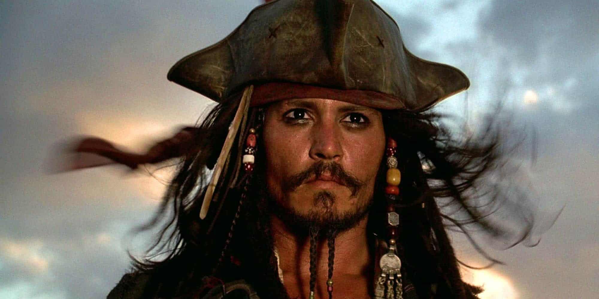 Capitán Jack Sparrow, interpretado por Johnny Depp.