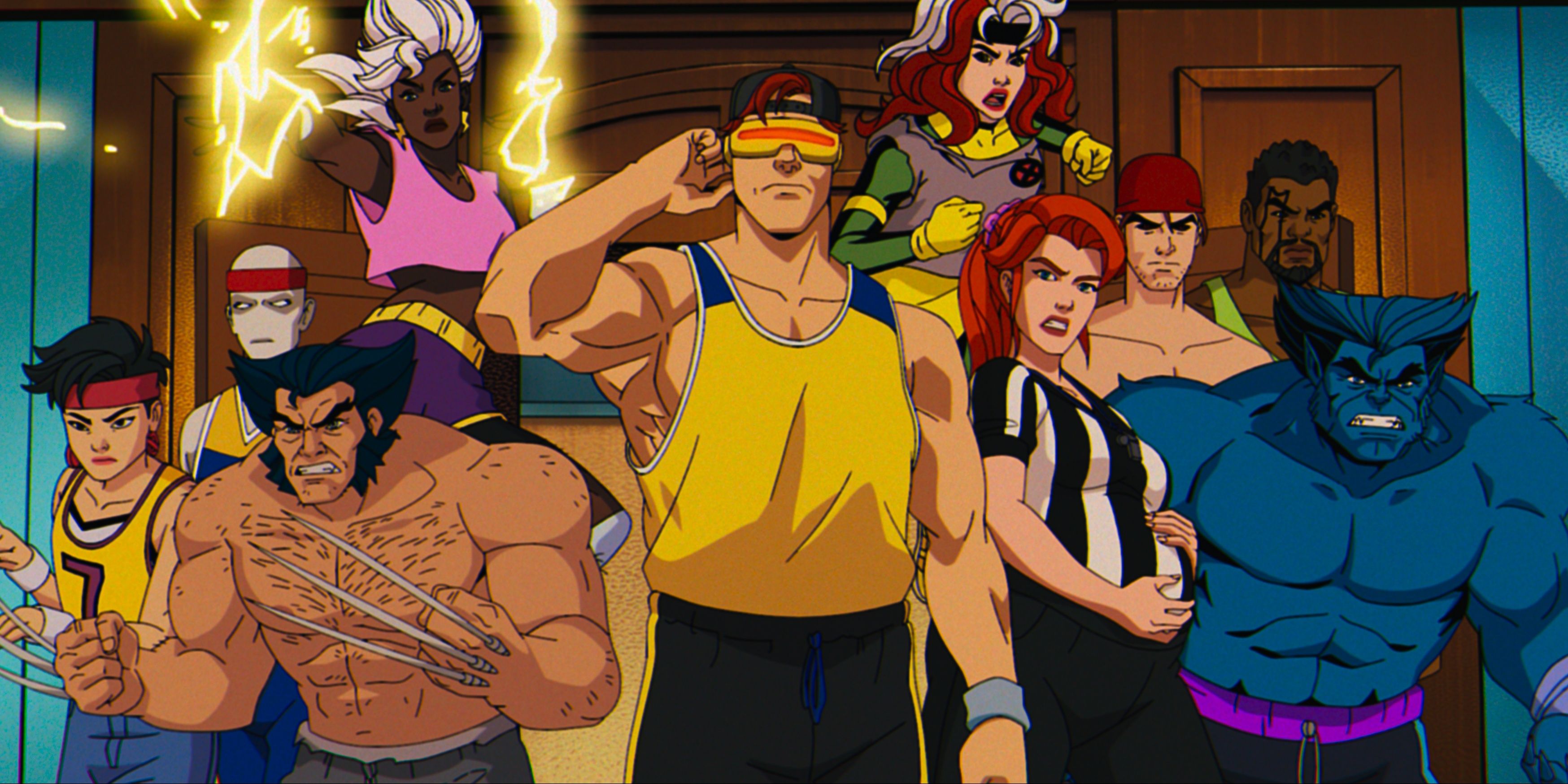 Los personajes principales de X-Men 97 juntos.