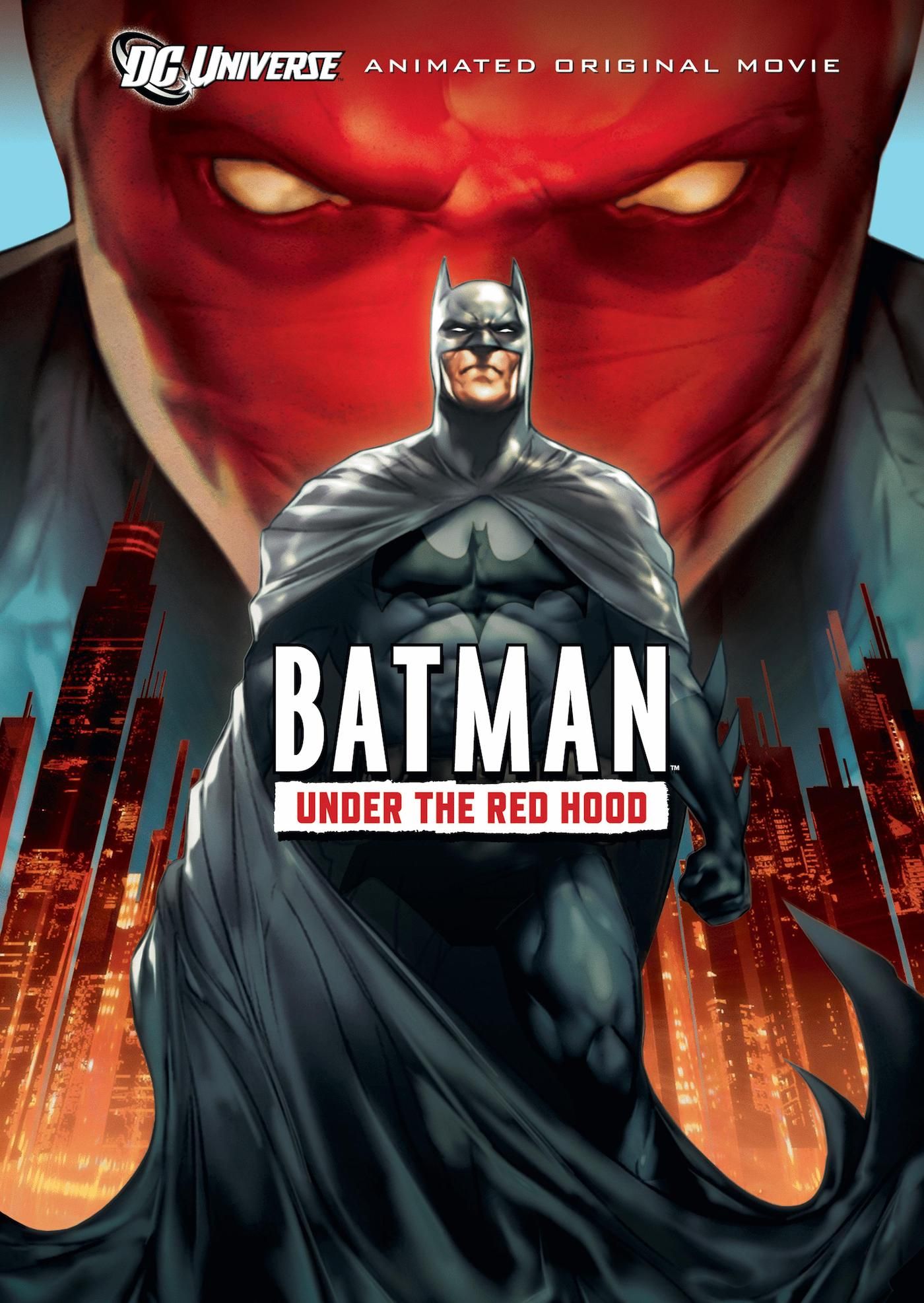 Batman bajo capucha roja
