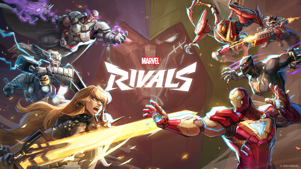 personajes de marvel rivals en la portada