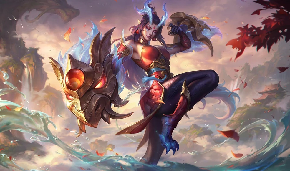 personaje de shyvana en liga de leyendas