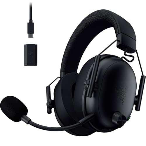 Imagen de Razer BlackShark V3 - Auriculares inalámbricos para deportes electrónicos - Controladores TriForce de 50 mm - Micrófono de banda ancha desmontable - Audio espacial THX - Conexión inalámbrica y Bluetooth de 2,4 GHz - Perfiles FPS - PC/Mac | Negro